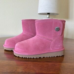 UGG Pink Suede Boots